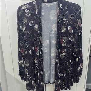 Maurices Floral Print Cardigan